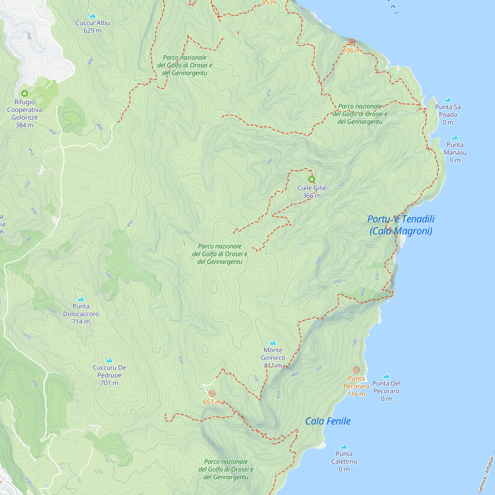 Cuile Truncone Nuovo map