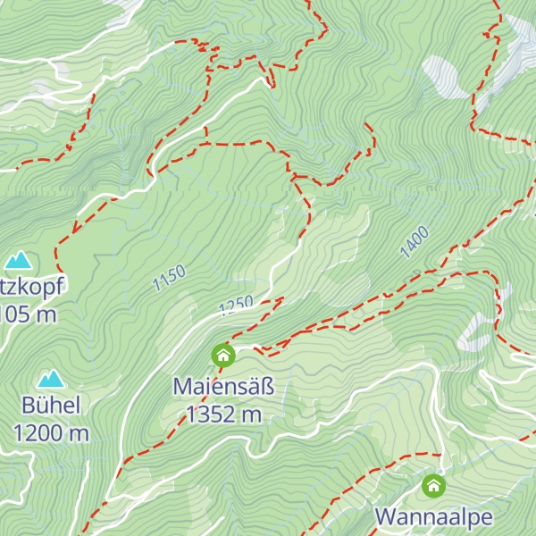 Map of Alpe Schwimmersboden