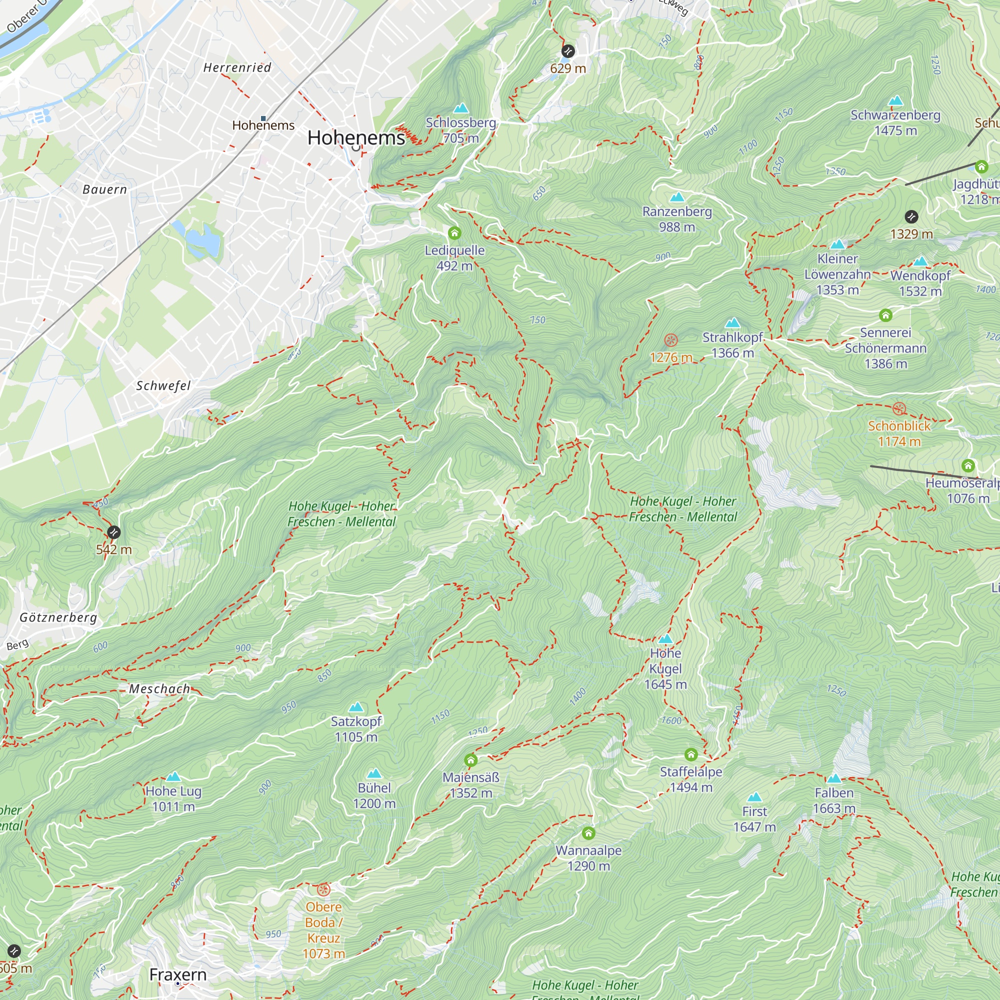Millrütte map