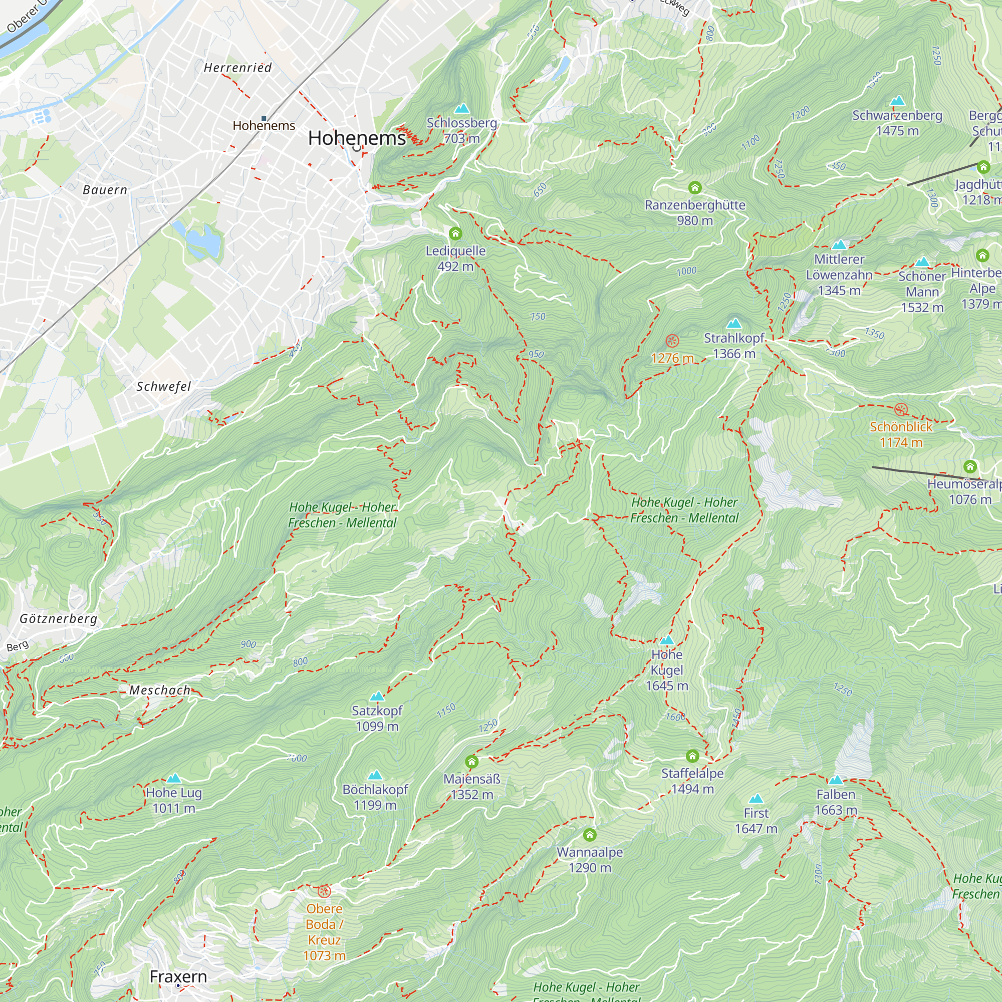 Millrütte map