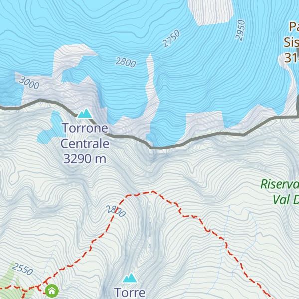 Map of Torrone Orientale