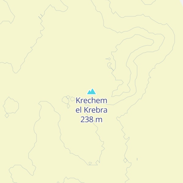 Map of Krechem el Krebra
