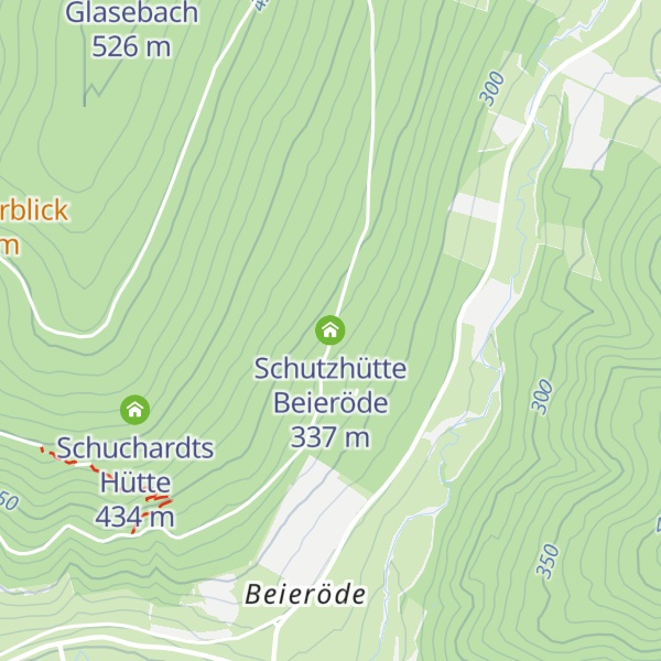 Map of Schutzhütte Beieröde