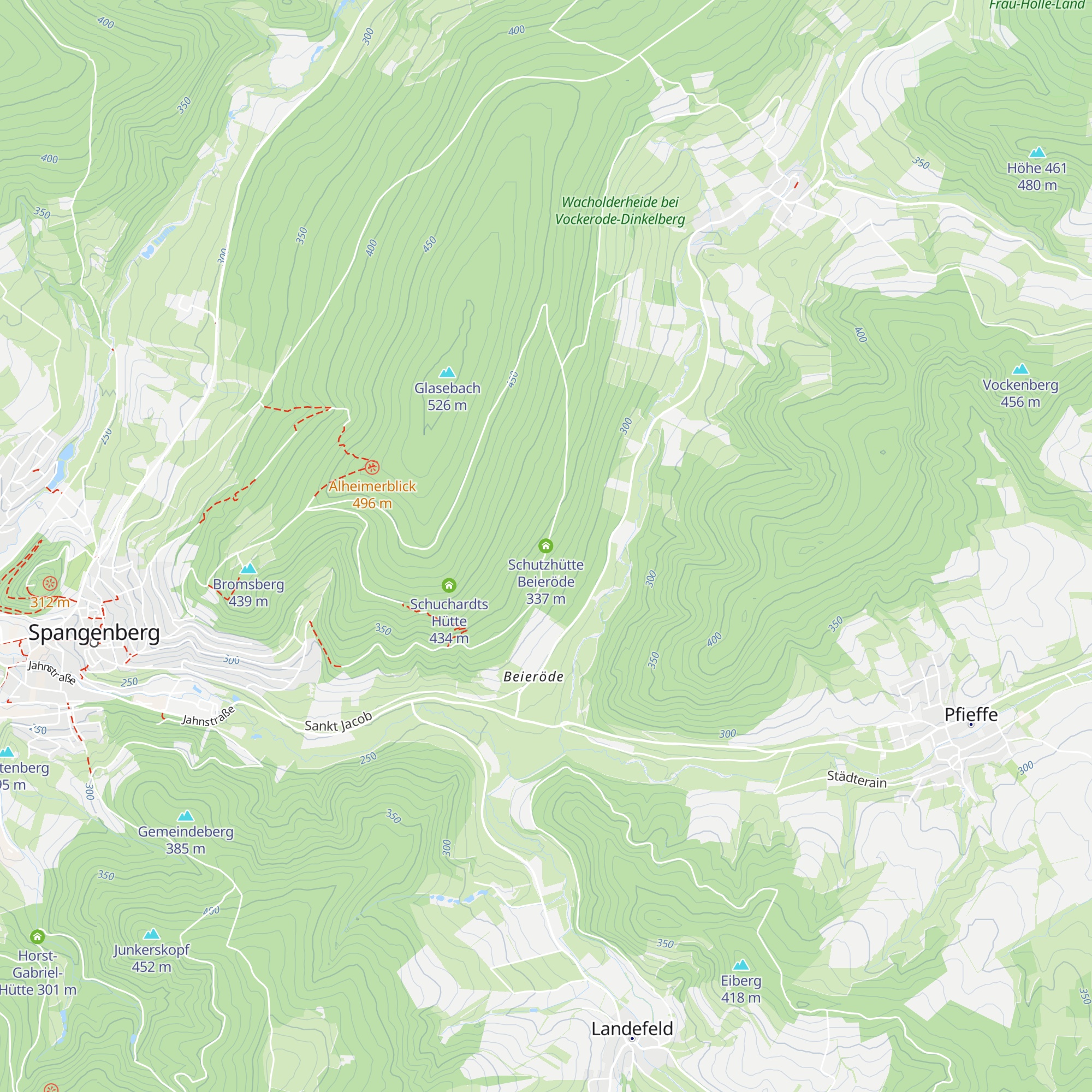 Schutzhütte Beieröde map