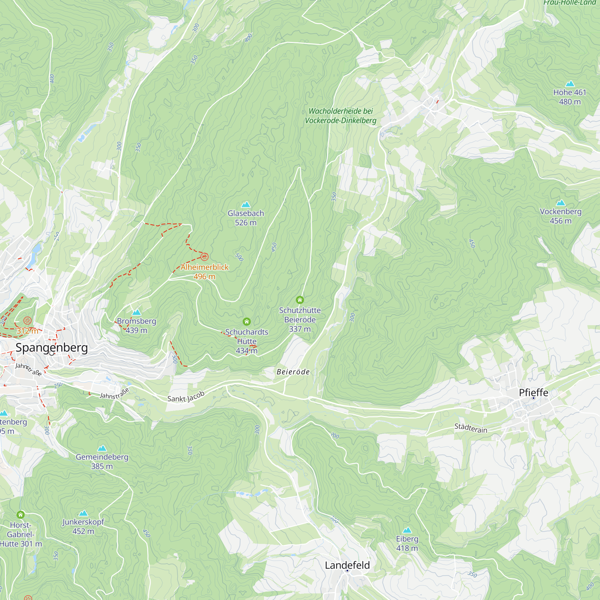 Schutzhütte Beieröde map