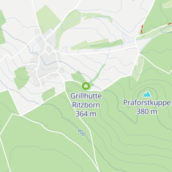 Map of Grillhütte Ritzborn