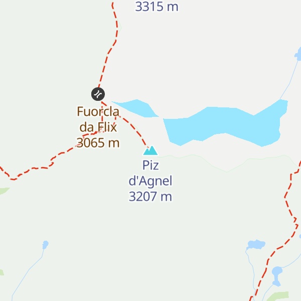 Map of Piz d'Agnel