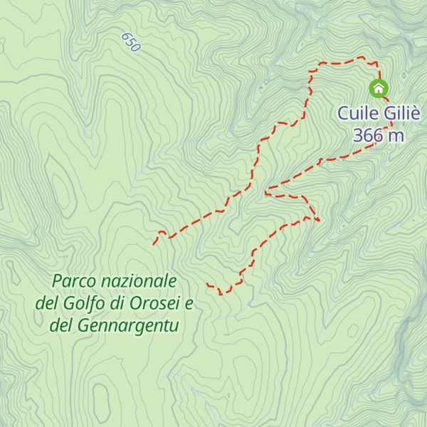 Map of Cuile Iliè