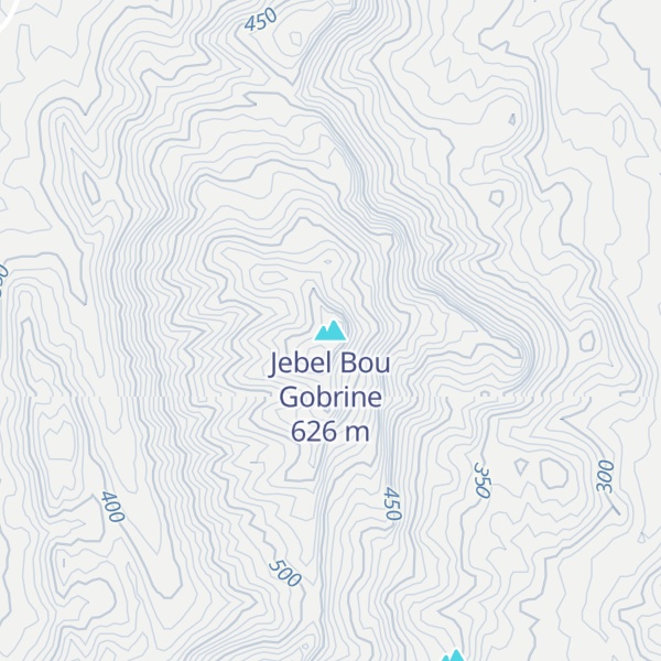 Map of Jebel Bou Gobrine