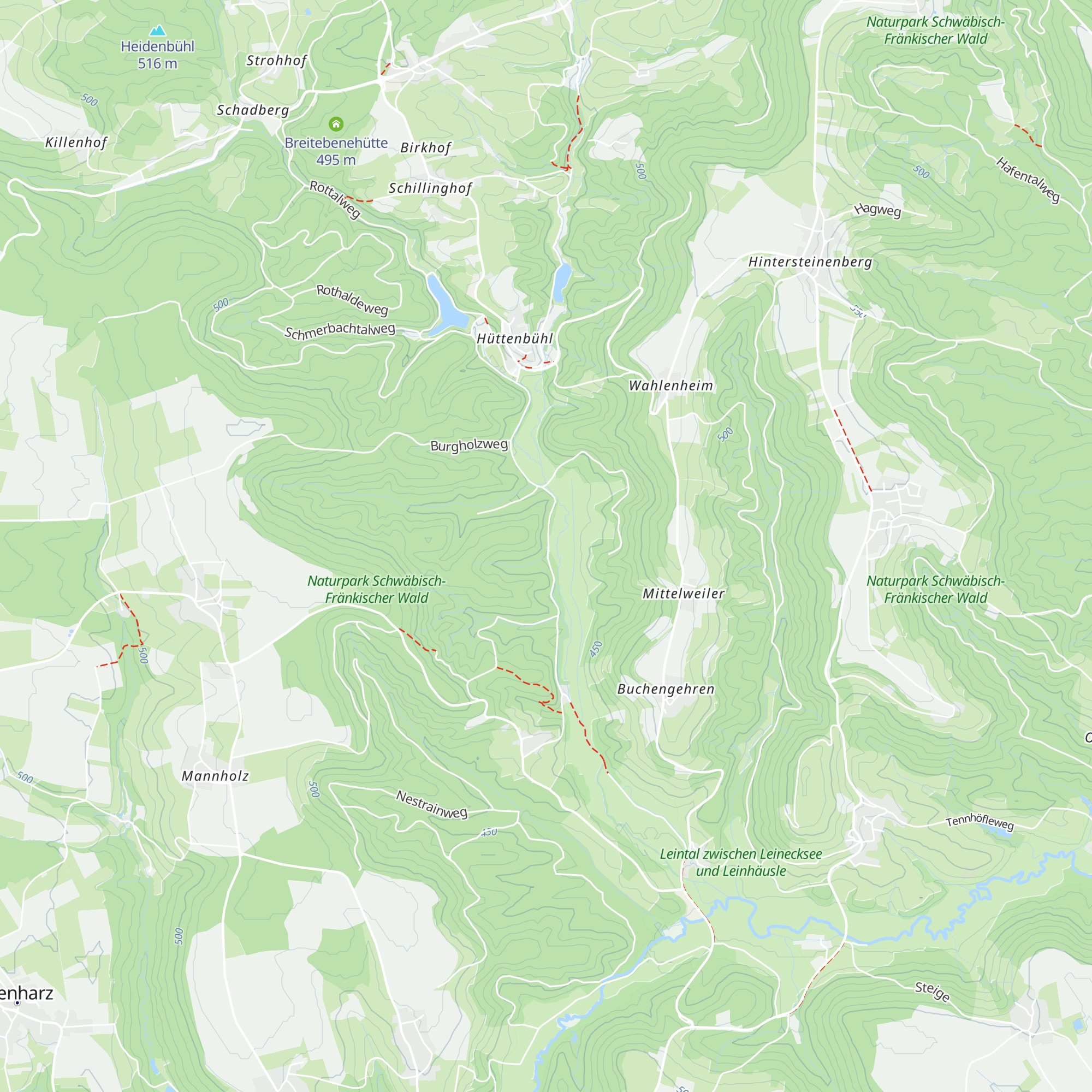 Klara-Hütte map
