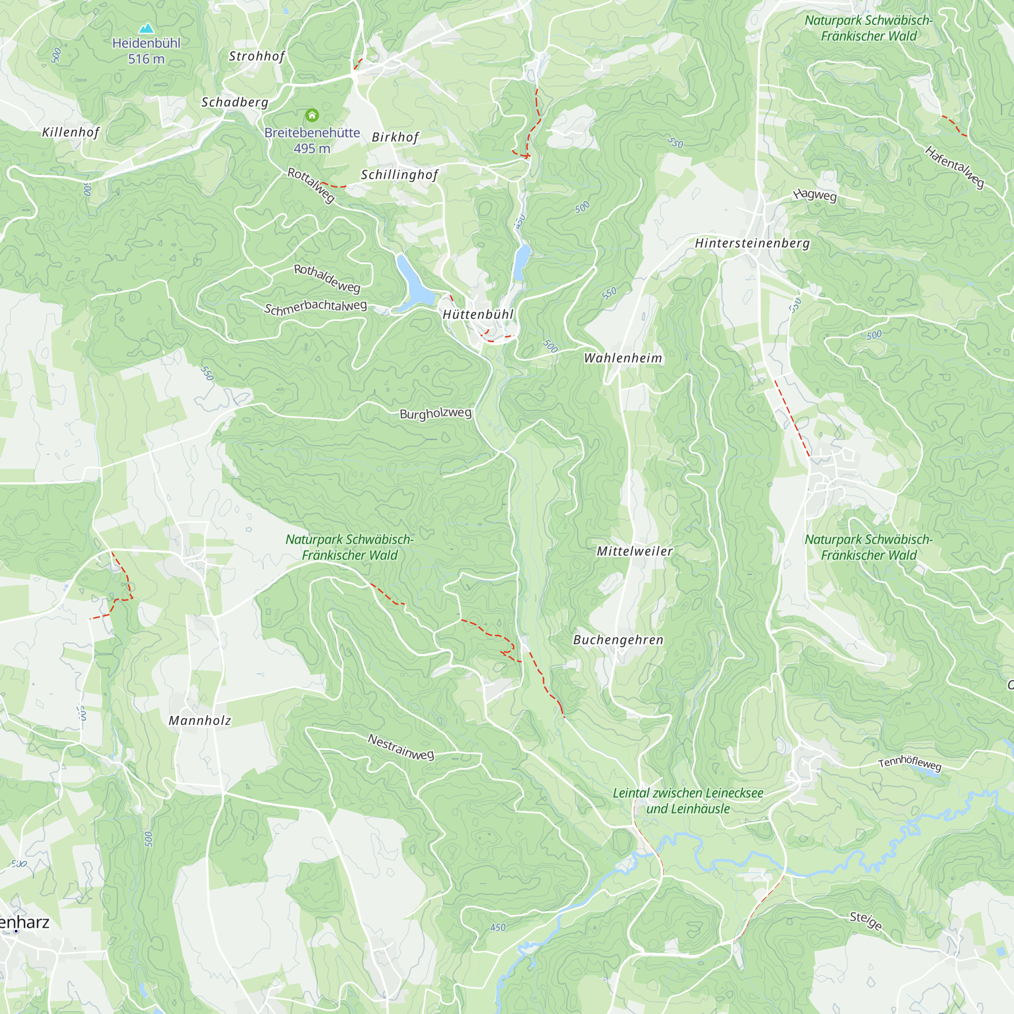 Klara-Hütte map