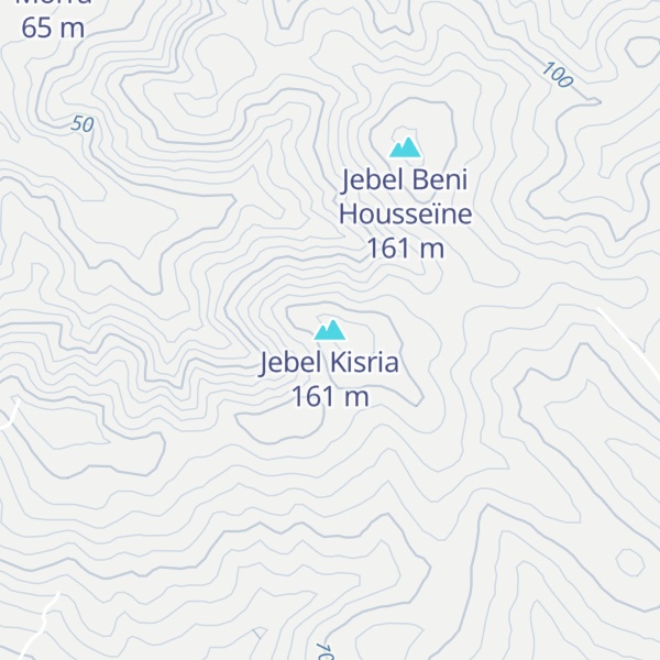 Map of Jebel Kisria