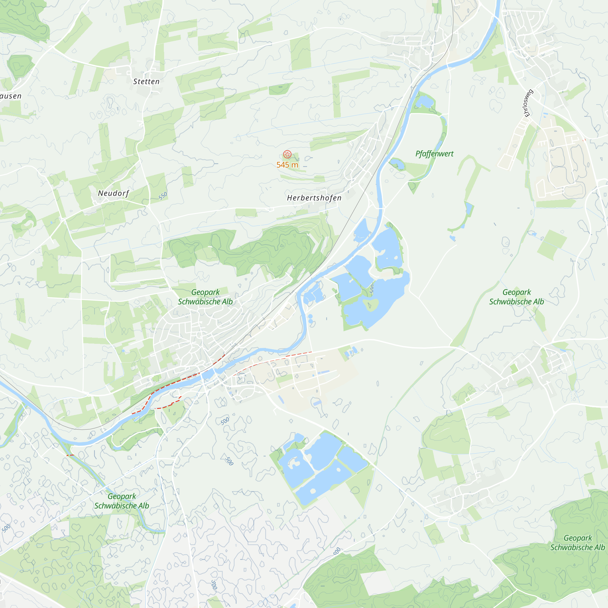 Fischerhütte Rottenacker map