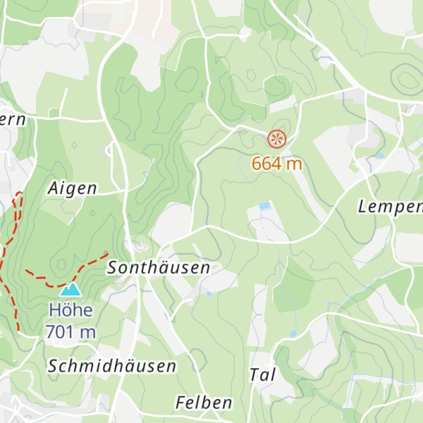 Map of Hütten