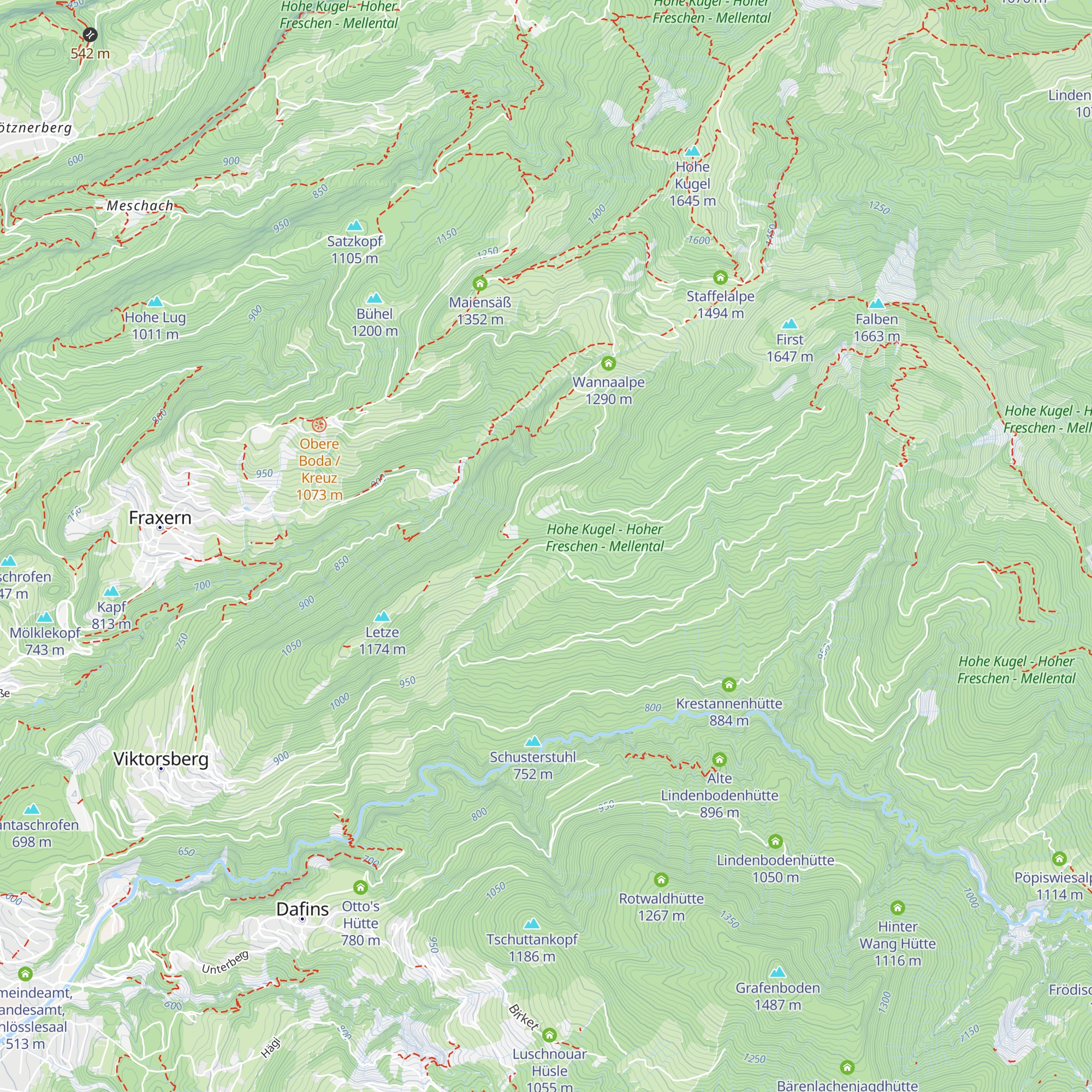 Jägerhütte map