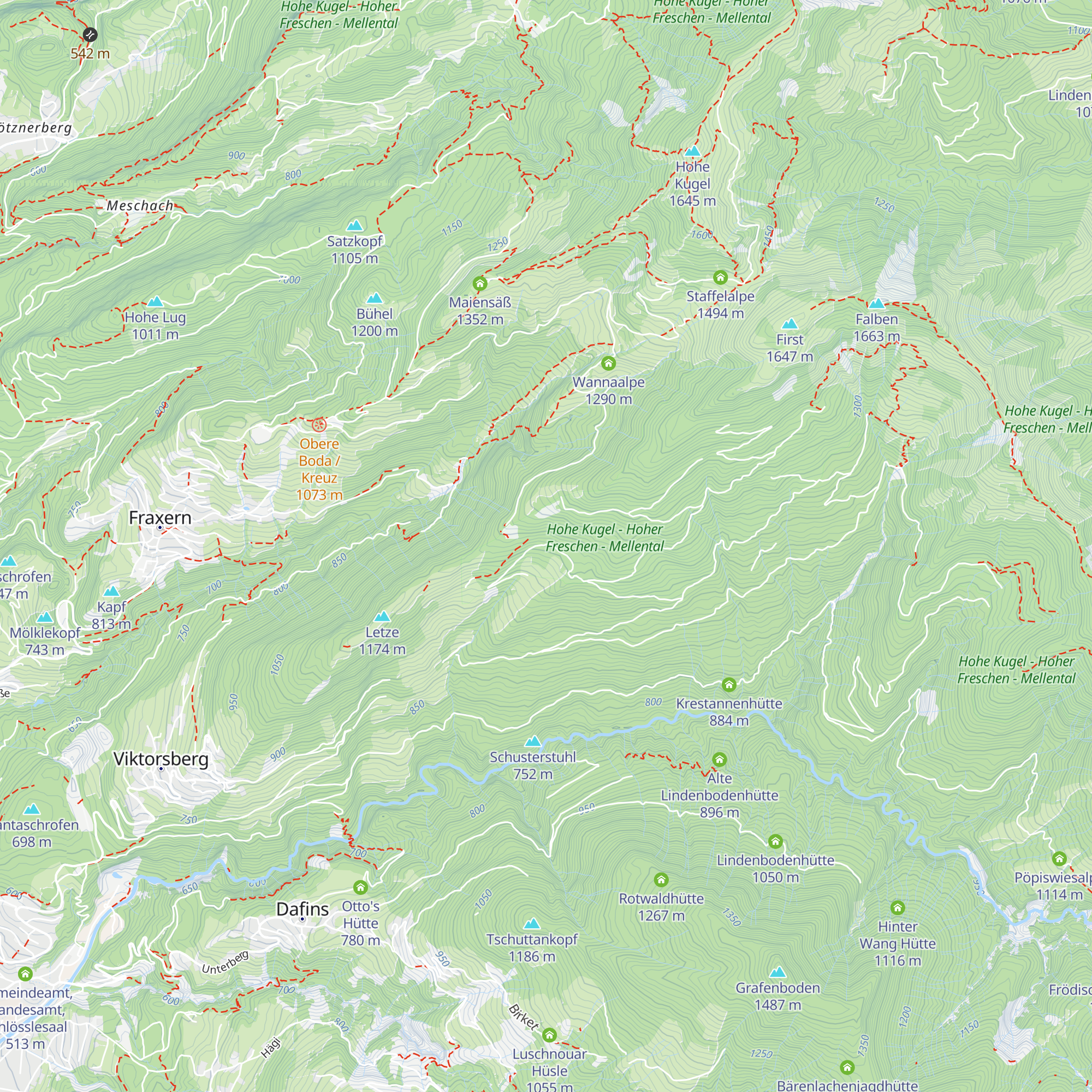 Jägerhütte map