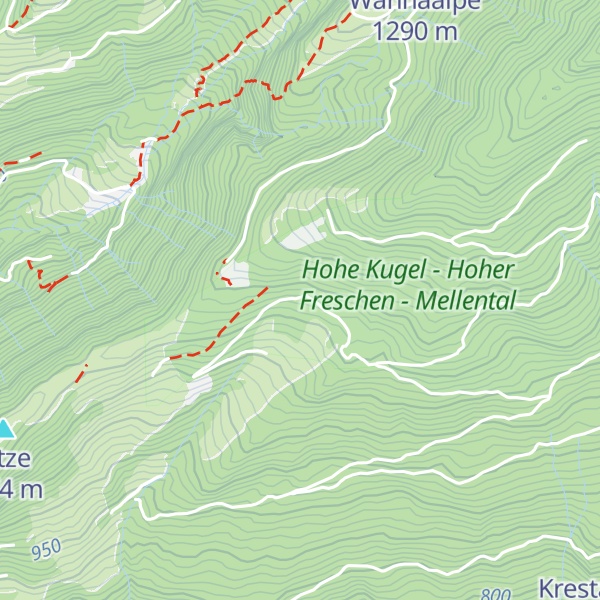 Map of Jägerhütte