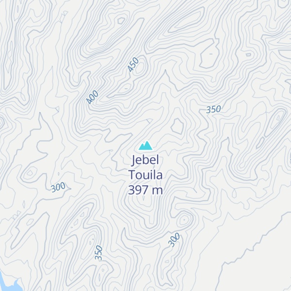 Map of Jebel Touila