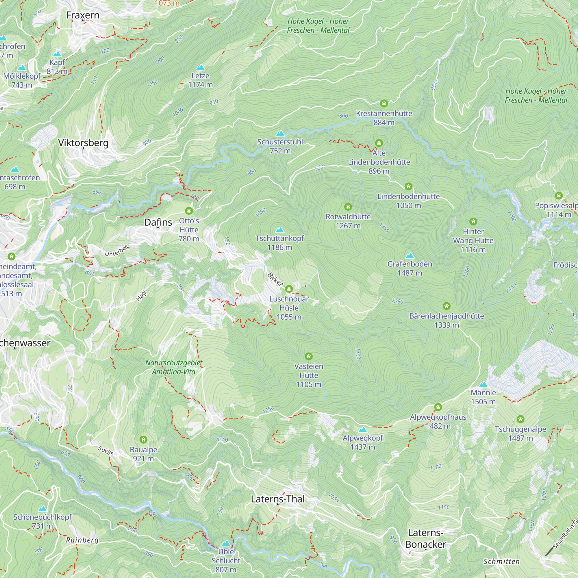Luschnouar Hüsle map