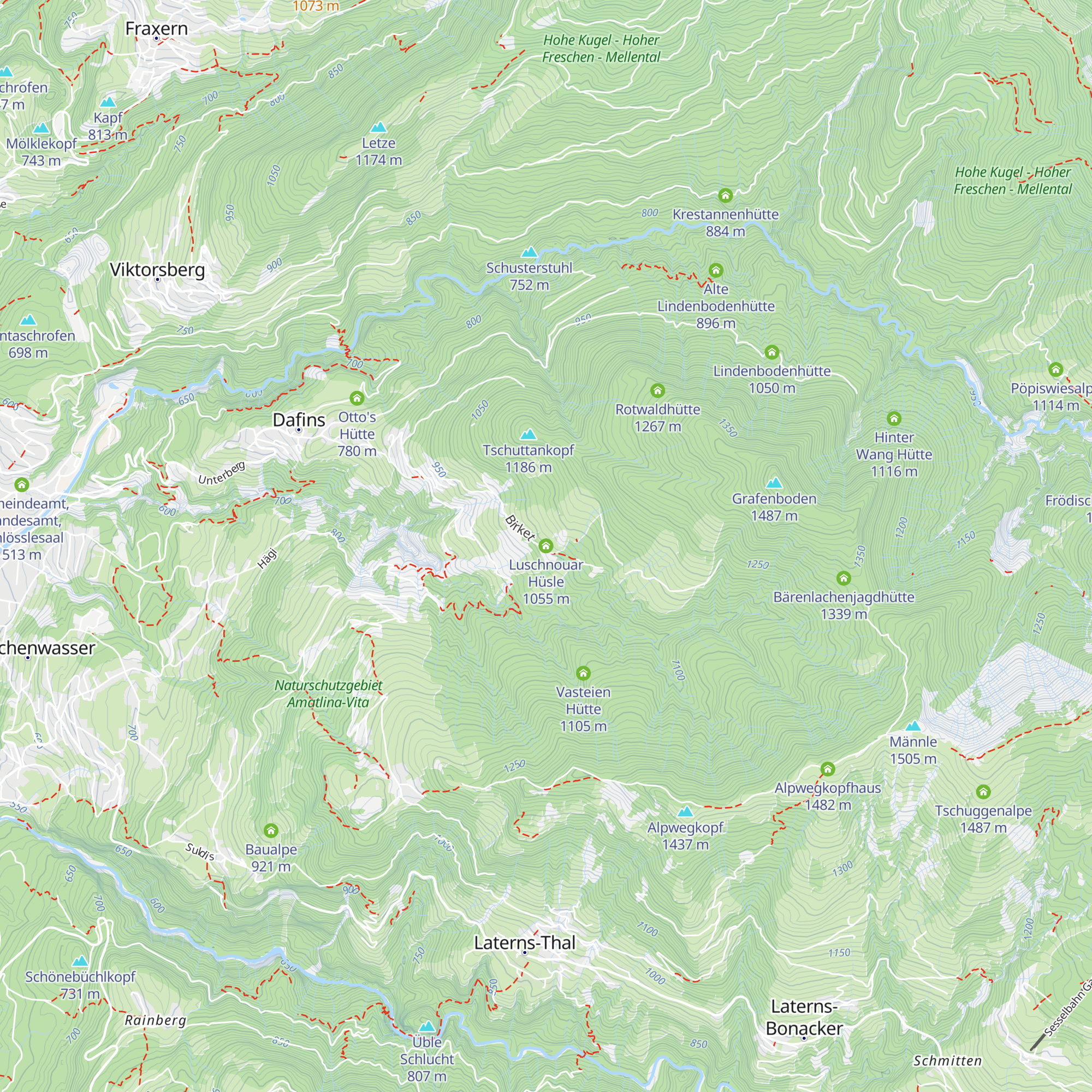 Luschnouar Hüsle map