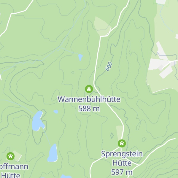 Map of Wannenbühlhütte