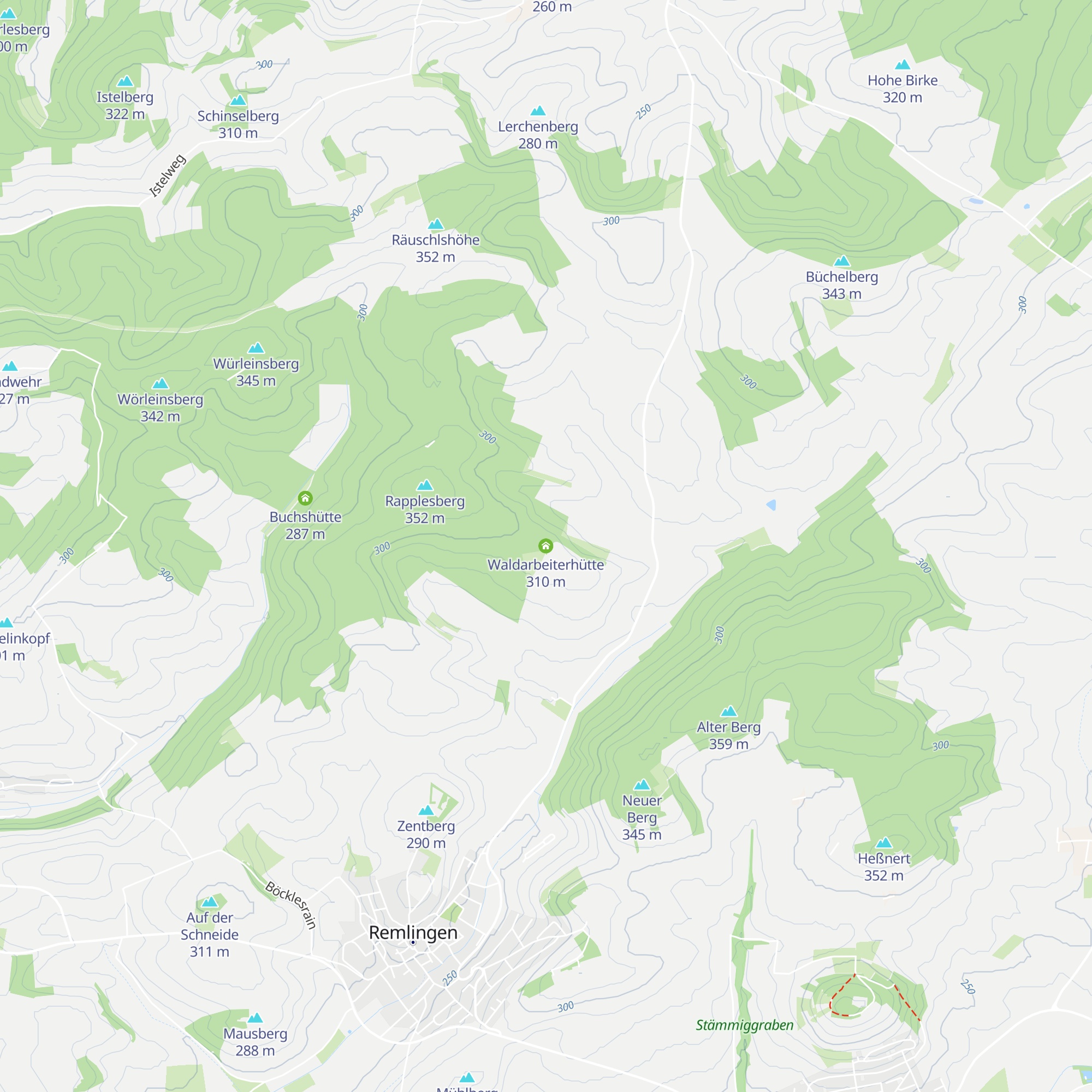 Waldarbeiterhütte map