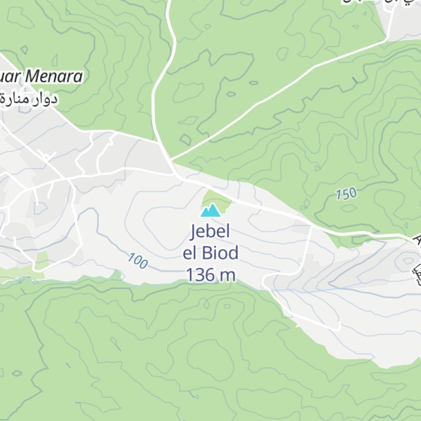 Map of Jebel el Biod