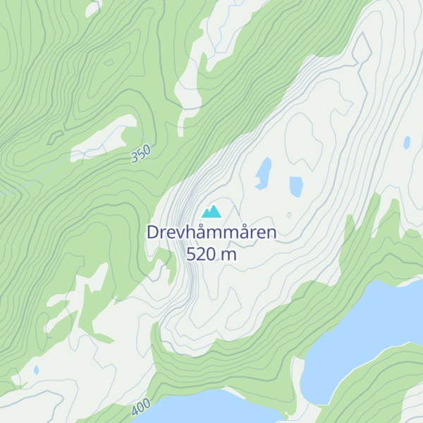 Map of Drevhåmmåren