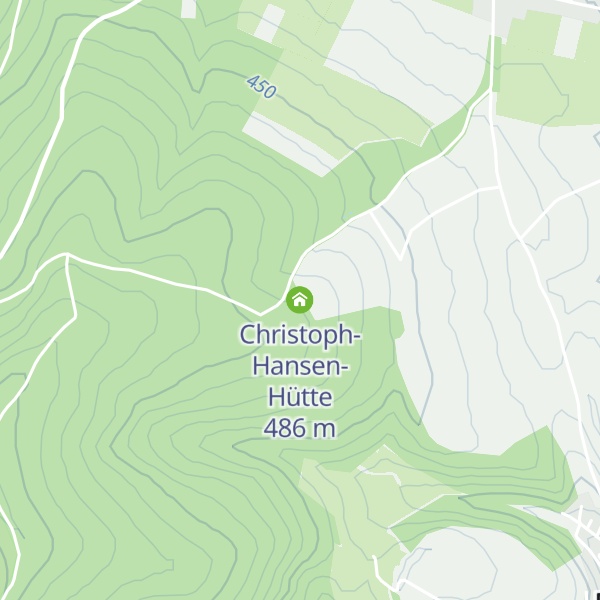 Map of Christoph-Hansen-Hütte