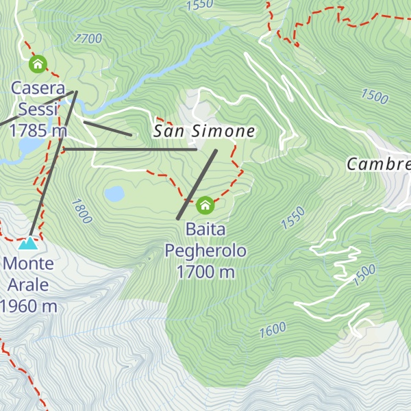 Map of Baita Pegherolo