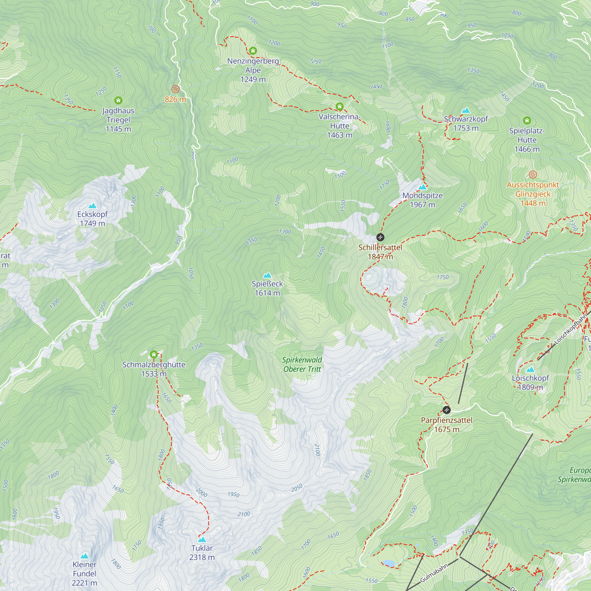 Alpila Alpe map