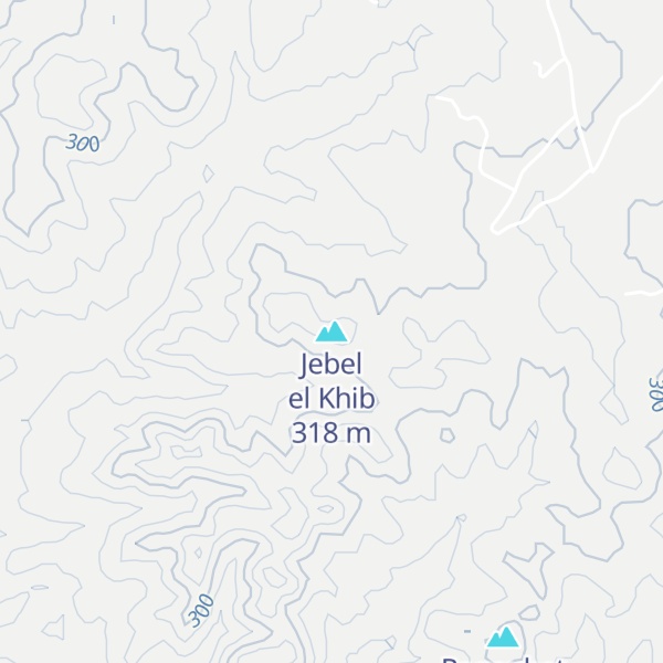 Map of Jebel el Khib