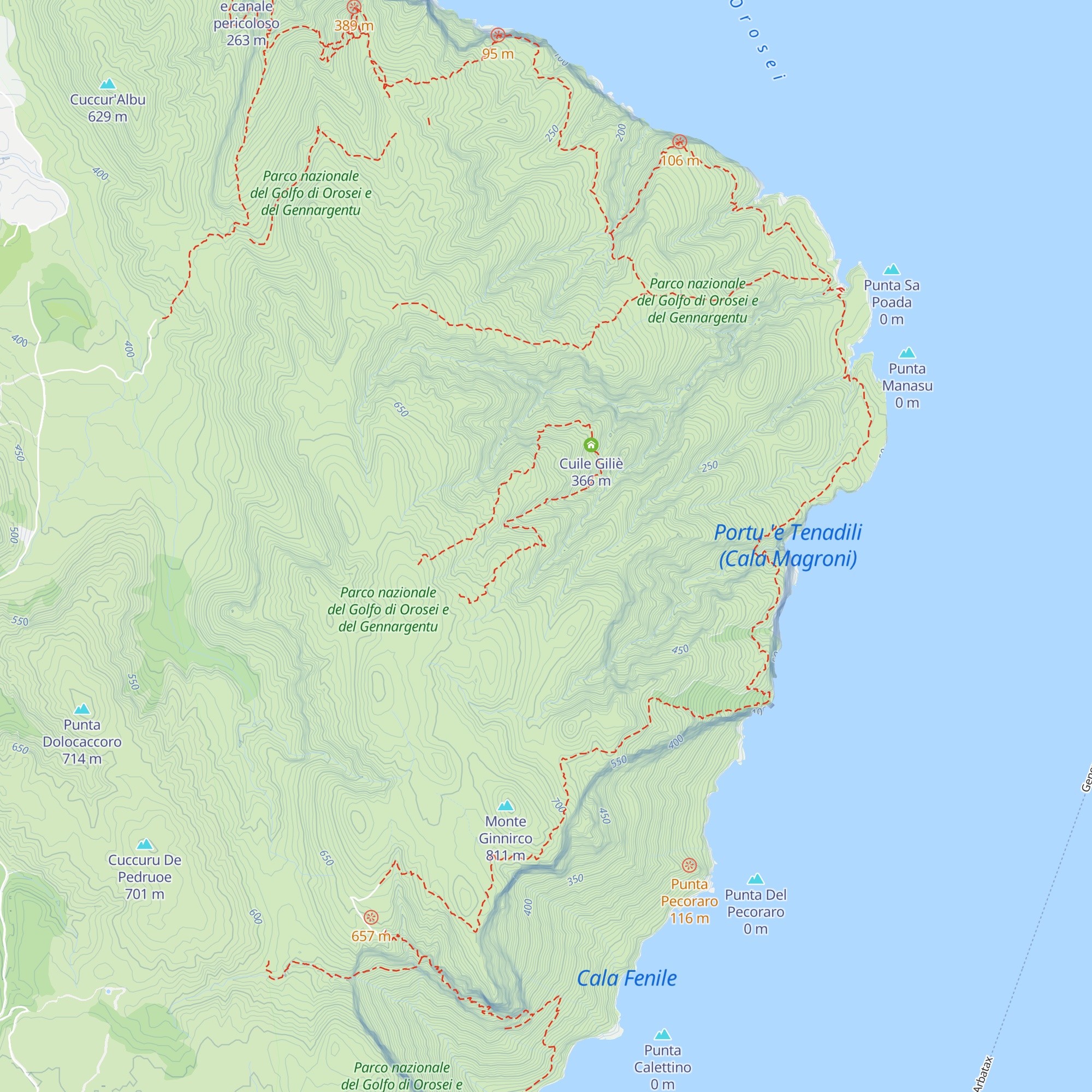 Cuile Serra Interbaccus map