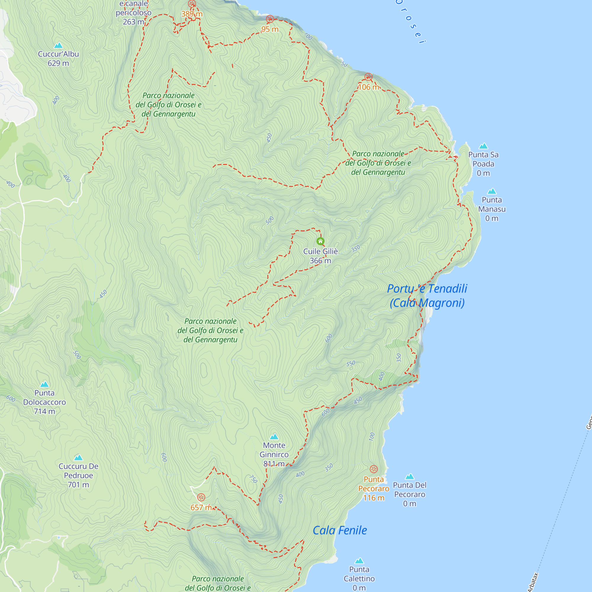 Cuile Serra Interbaccus map