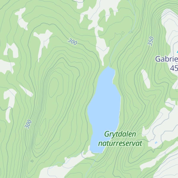 Map of Svarttjønnhytta vakthytte