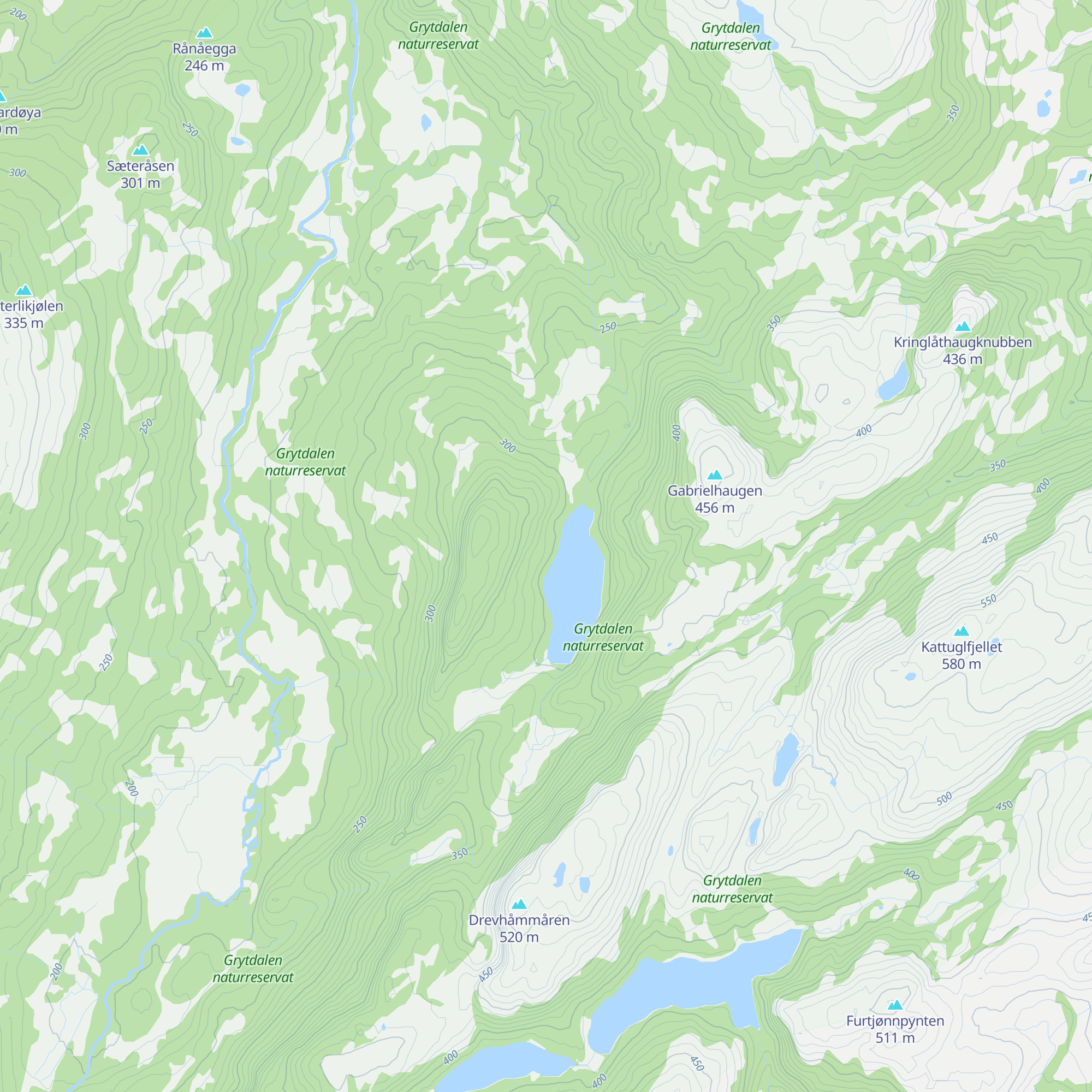 Svarttjønnhytta vakthytte map