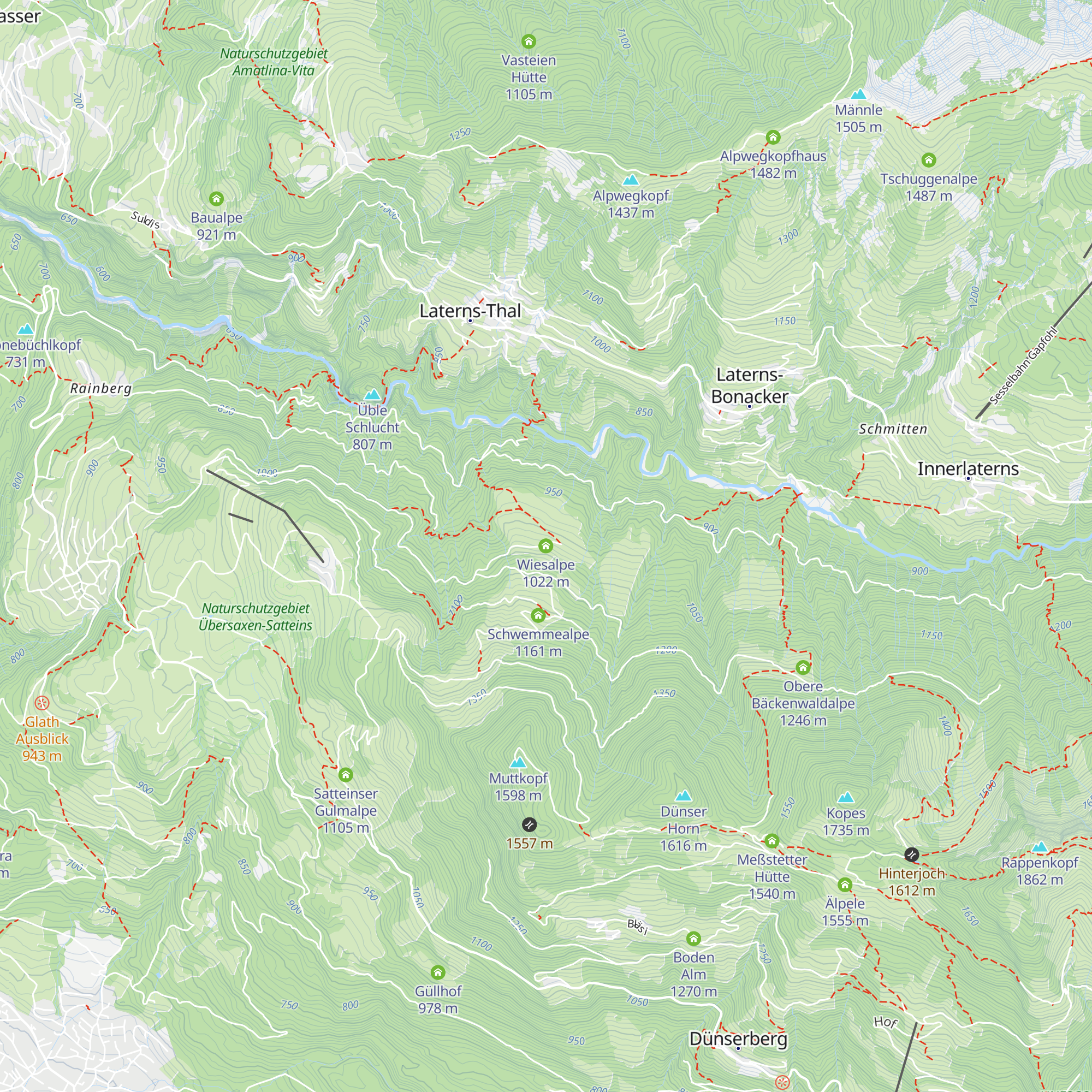 Wiesalpe map