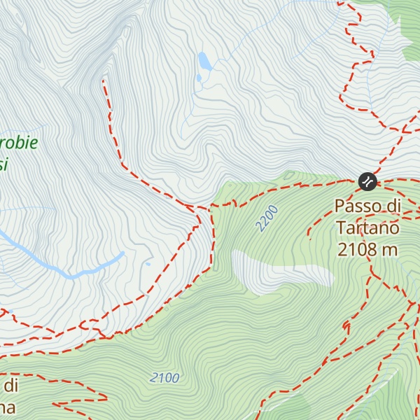Map of Cima di Lemma orientale