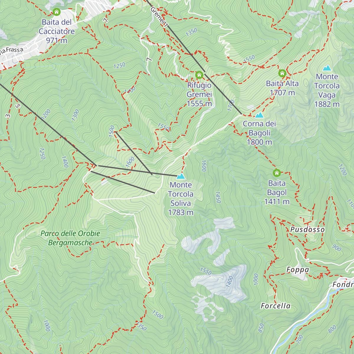 Rufugio Torcole map