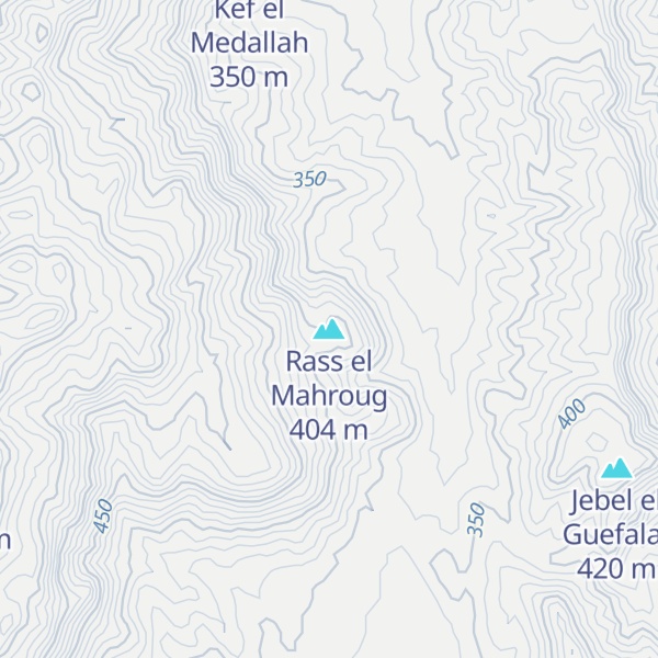 Map of Rass el Mahroug