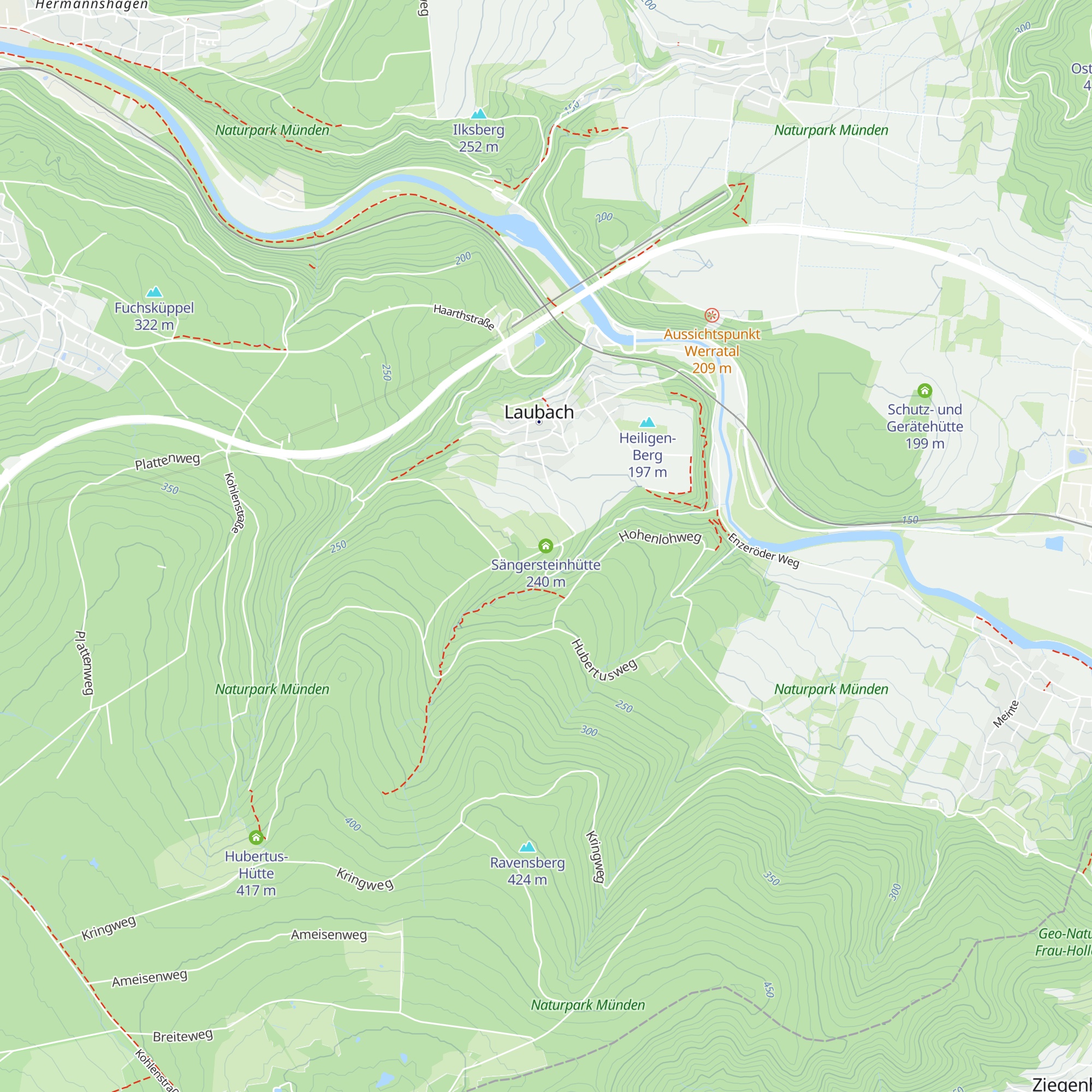 Sängersteinhütte map