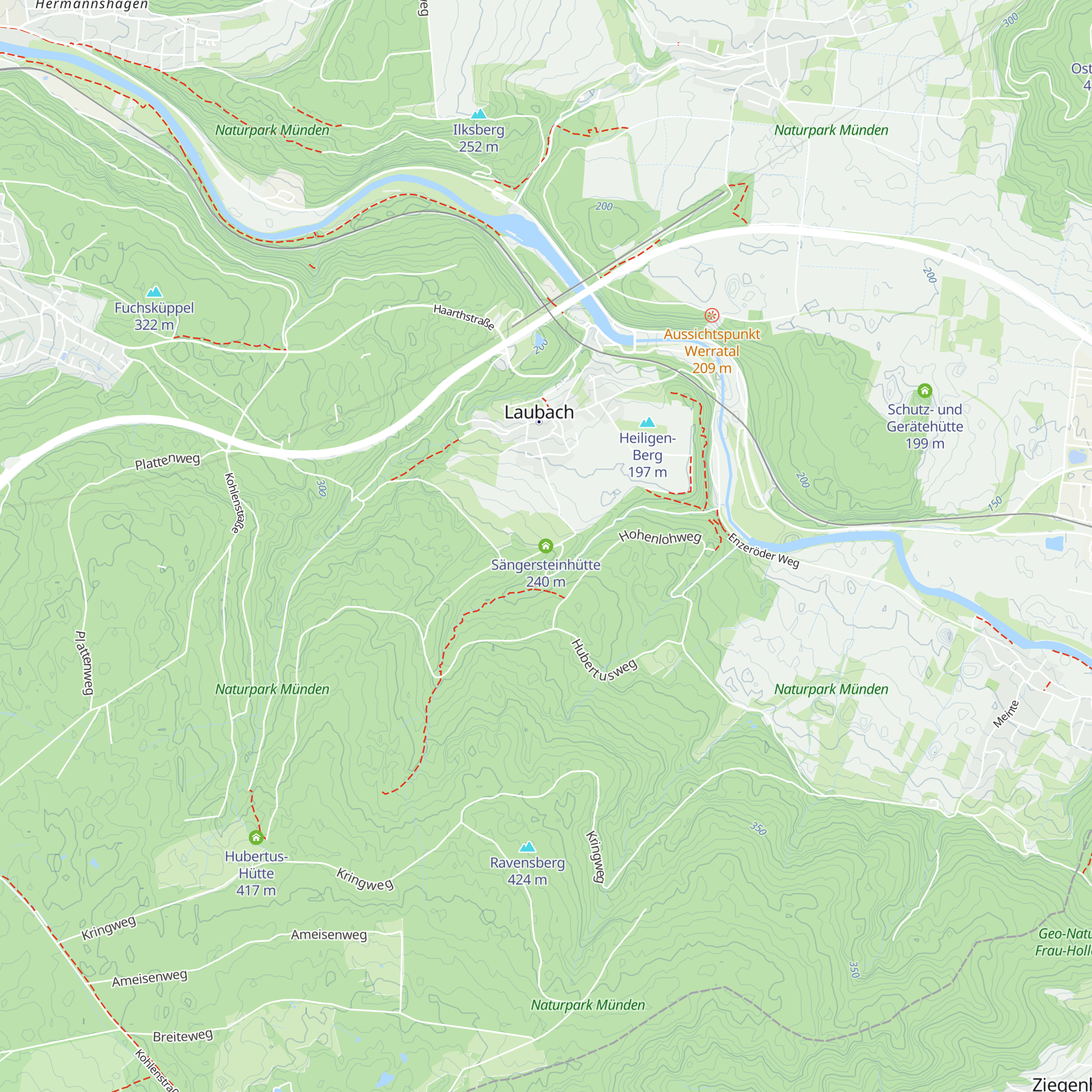 Sängersteinhütte map
