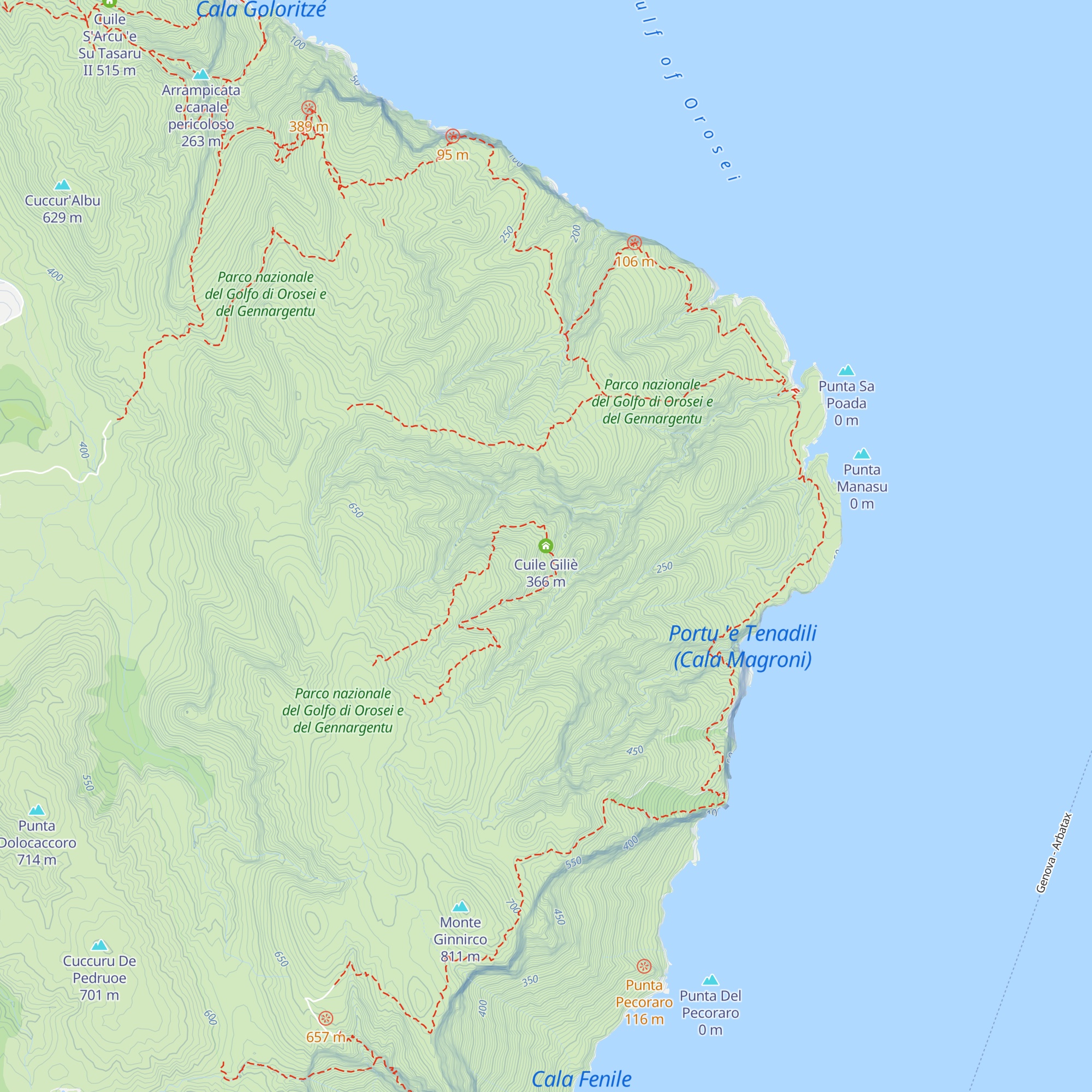 Cuile Giliè map