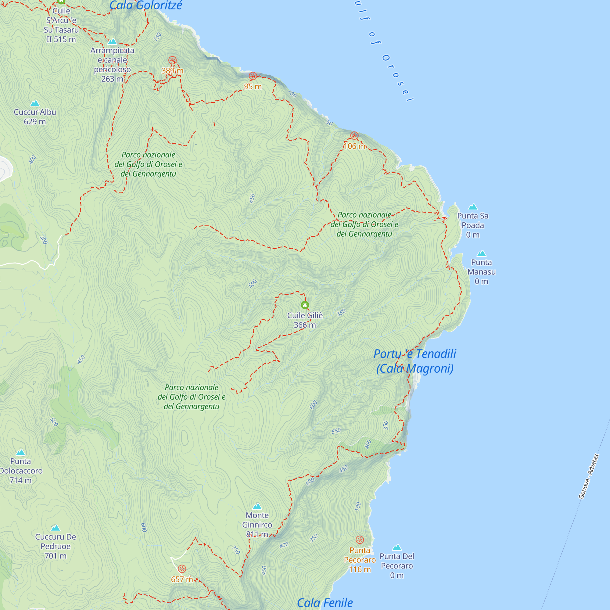 Cuile Giliè map