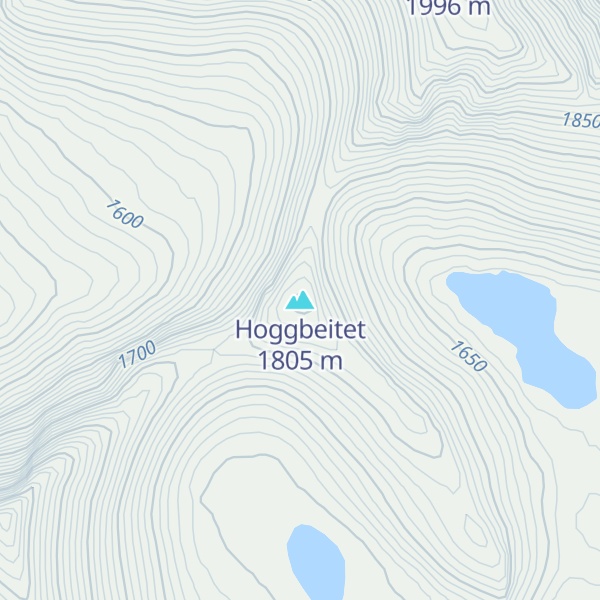 Map of Hoggbeitet