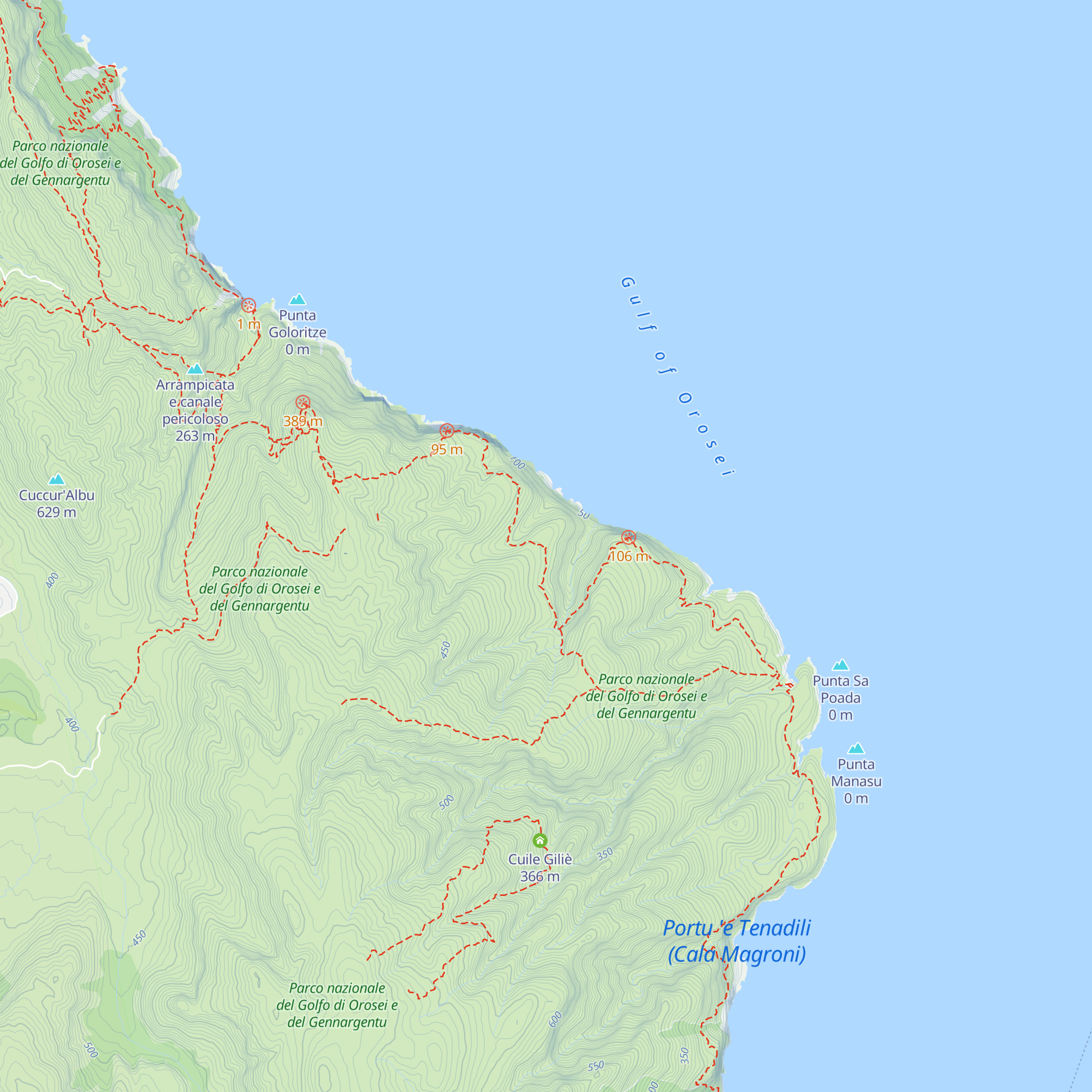 Cuile Fenos Trainos map