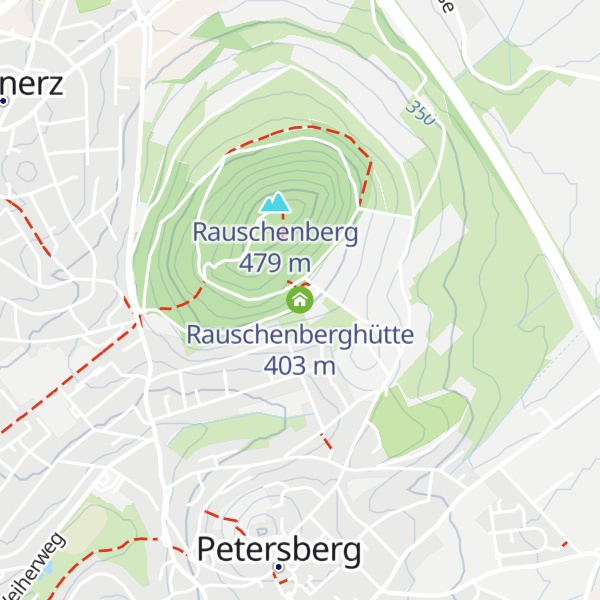 Map of Rauschenberghütte
