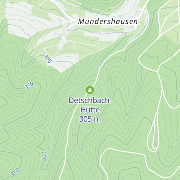 Map of Detschbach-Hütte