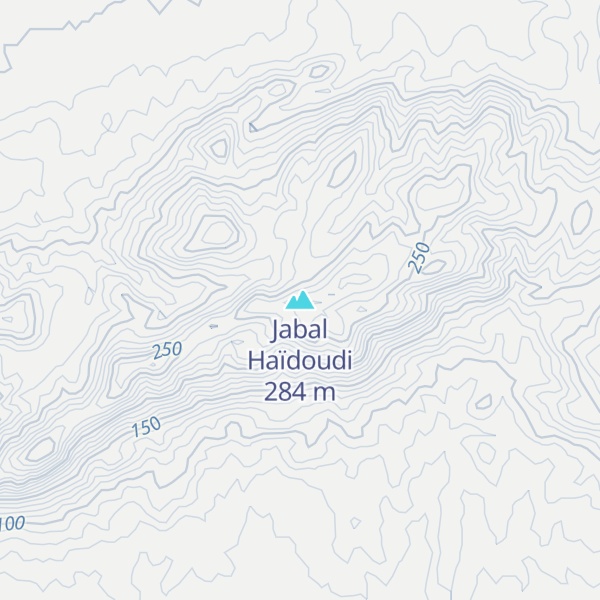 Map of Jabal Haïdoudi