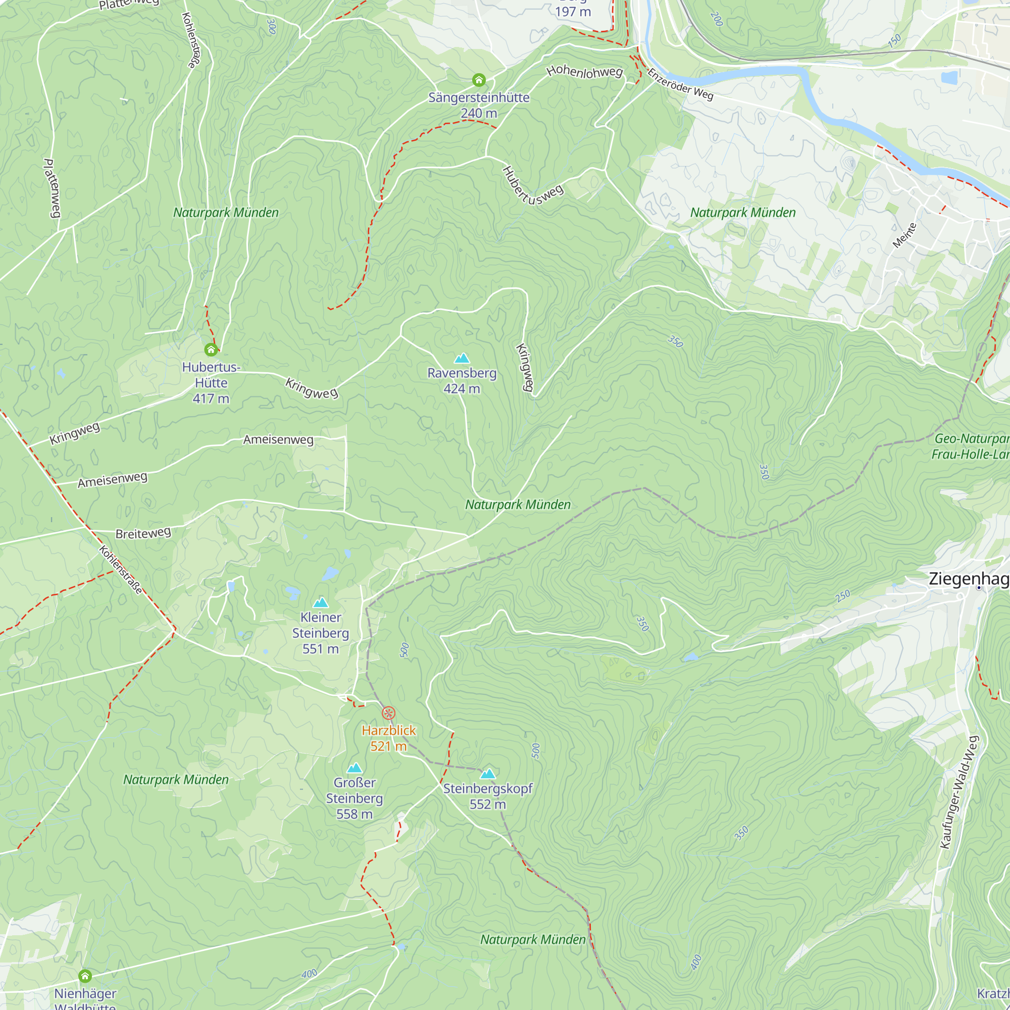 Ravensbornhütte map